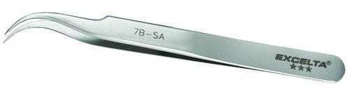 Tweezers with Curved Fine Tip, Style 7, EXCELTA®