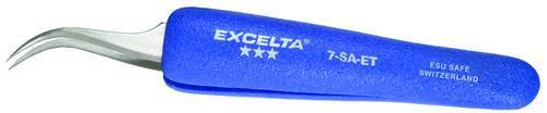 Tweezers, Ergonomic ESD-Safe Cushioned Grip, Excelta