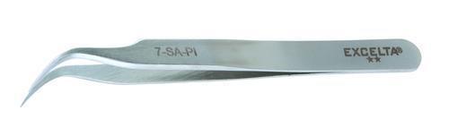 Tweezers with Curved Fine Tip, Style 7, EXCELTA®