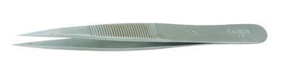 Tweezers with Straight Strong Tips and Serrated Handles, Style AC, Excelta