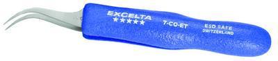 Tweezers, Ergonomic ESD-Safe Cushioned Grip, Excelta