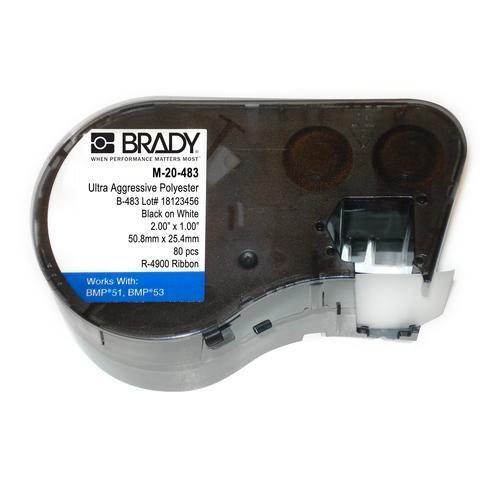 BMP®51/BMP®53 Label Maker Cartridge, B-483, Brady Worldwide®