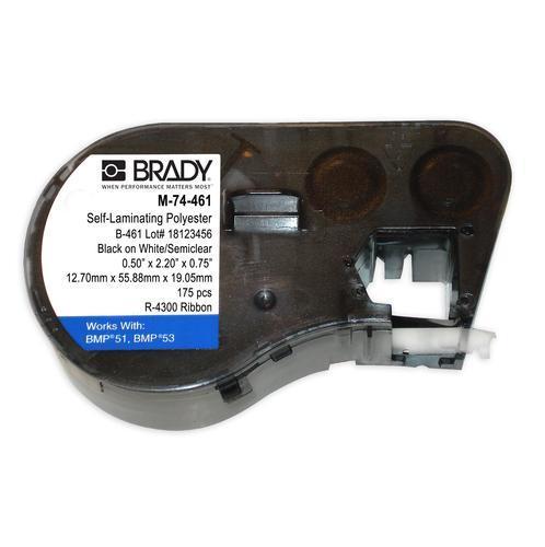 BMP®51/BMP®53 Label Maker Cartridge, B-461, Brady Worldwide®