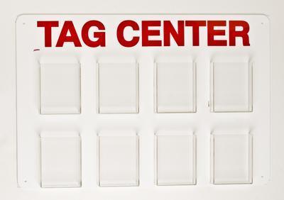 DISPENSER SAFETY TAG CENTER