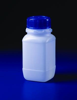 SCIENCEWARE® High-Density Polyethylene Square Bottles, Bel-Art