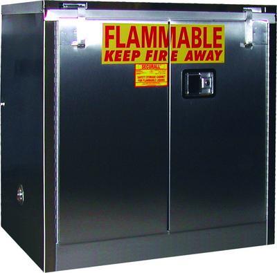 Stainless Steel Flammable Storage Cabinets, SECURALL®