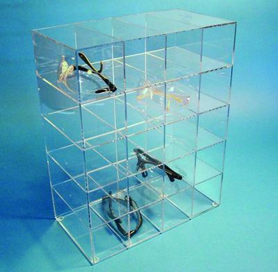 Safety Glass Dispenser, 20 compartments, S-Curve Technologies