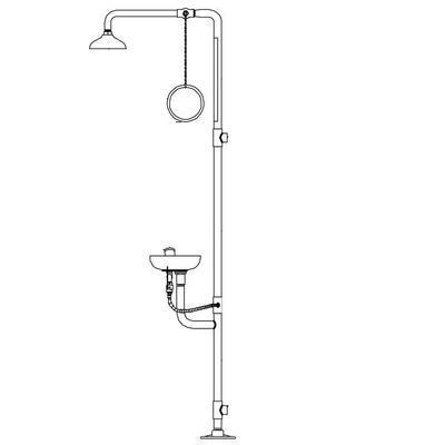 Safe-T-Zone® Traditional Series Combination Station, Model SE-698, Speakman®