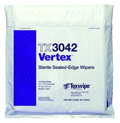 STERILE VERTEX® Polyester High Sorption Wipers, ITW Texwipe