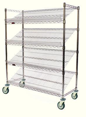 Angled Shelf Carts, Eagle MHC