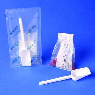 SCIENCEWARE® Sterileware® Scoop An' Bag™ Sampler, Sterile Polystyrene, Bel-Art