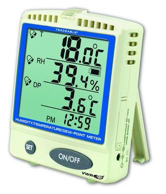 VWR® Traceable® Memory-Card Humidity/Temperature/Dew Point Meter