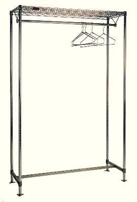 Wire Gowning Rack, Freestanding, with Hanger Tube, Eagle MHC