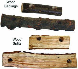 WOOD SPLITS RED OAK 6IN LONG