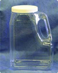 PLASTIC BOTTLE WITH HANDLE